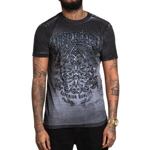 NWT Affliction Black Graphic Men's T-Shirt